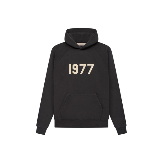 Fear of God Essentials 1977 Hoodie Iron SS22 Front