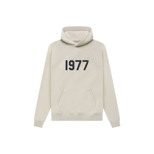 Fear of God Essentials 1977 Hoodie Wheat SS22 Front