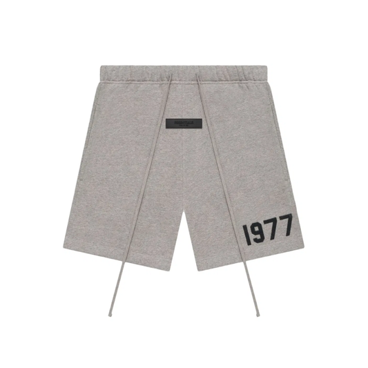 Fear of God Essentials 1977 Shorts Dark Oatmeal SS22 Front