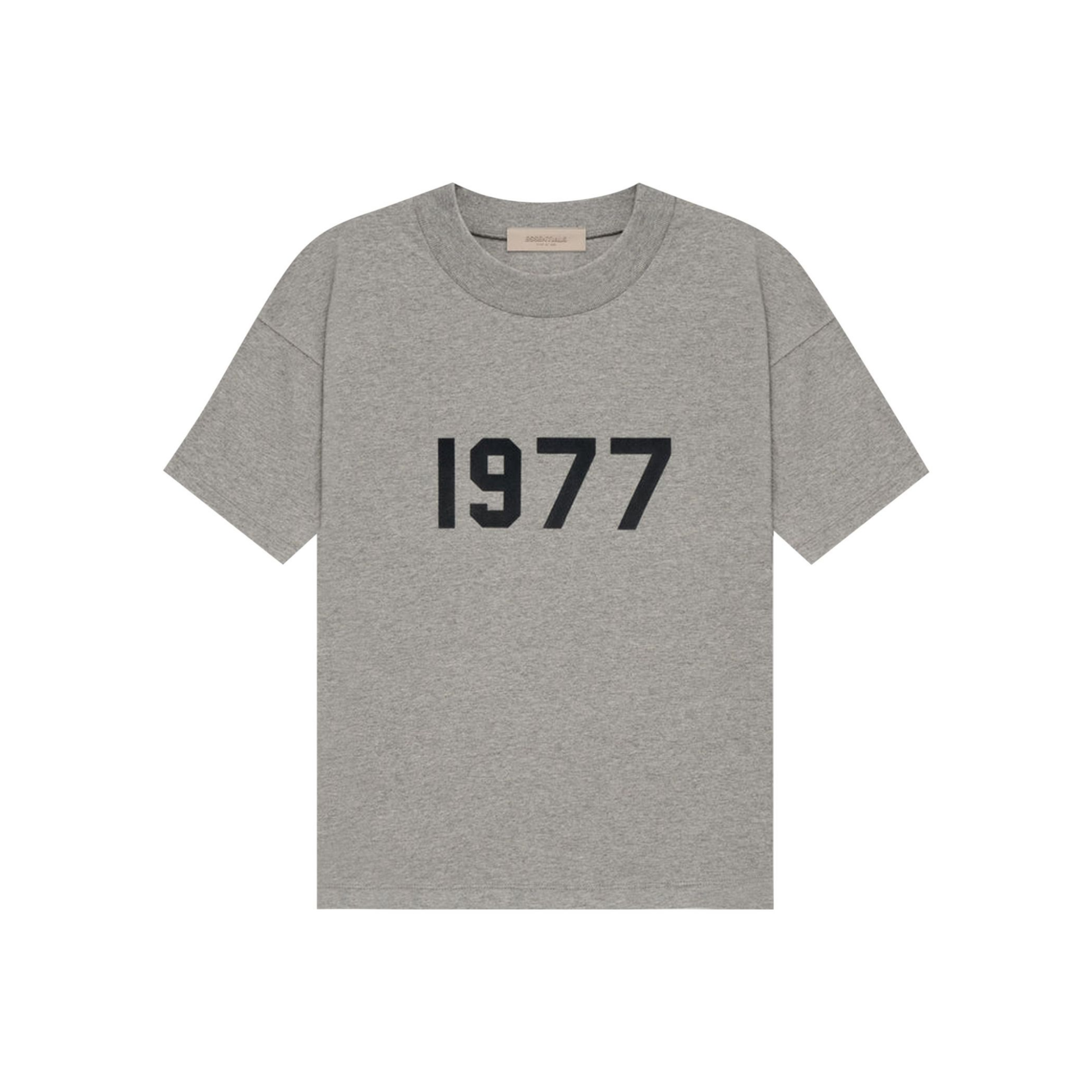 Fear of God Essentials 1977 Tee Dark Oatmeal SS22 Front