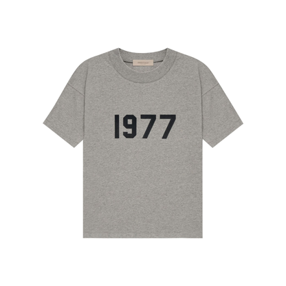Fear of God Essentials 1977 Tee Dark Oatmeal SS22 Front