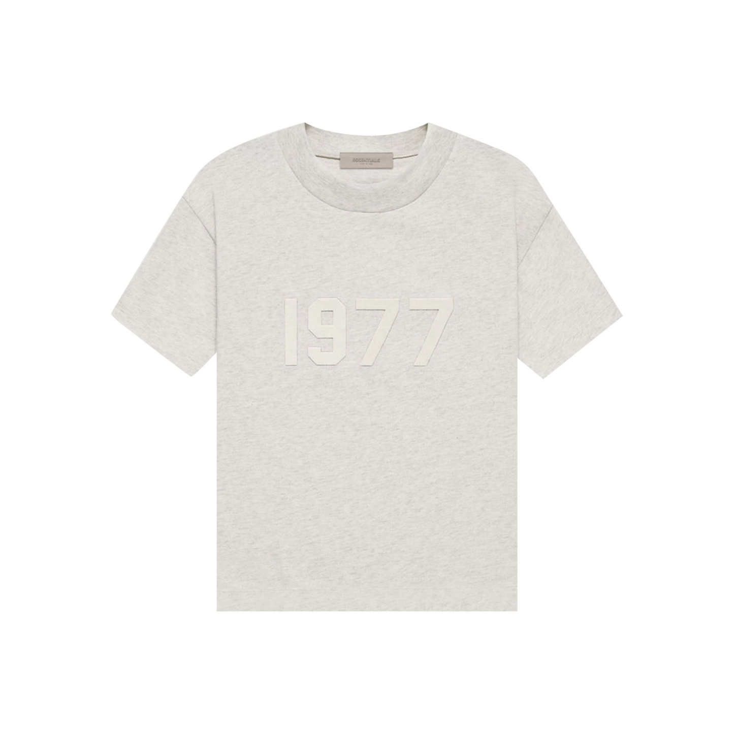 Fear of God Essentials 1977 Tee Light Oatmeal SS22 Front