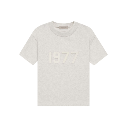 Fear of God Essentials 1977 Tee Light Oatmeal SS22 Front