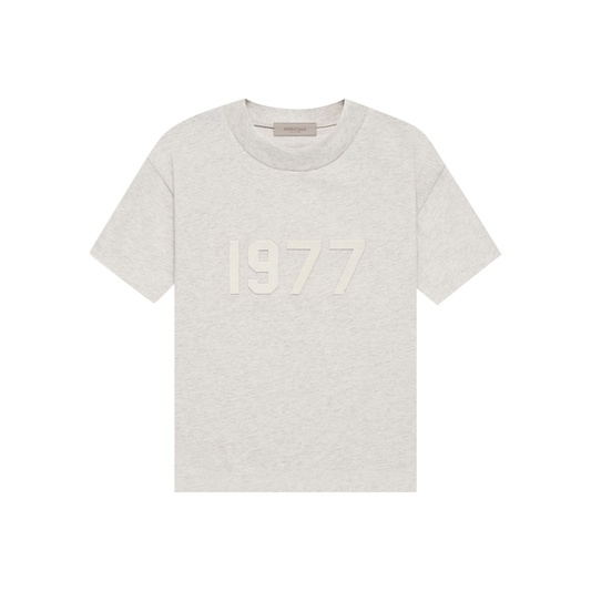 Fear of God Essentials 1977 Tee Light Oatmeal SS22 Front