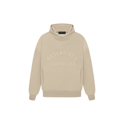 Fear of God Essentials Arch Logo Hoodie Dusty Beige SS23 Front