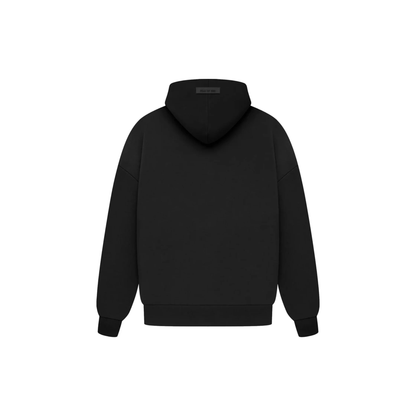 Fear of God Essentials Arch Logo Hoodie Jet Black SS23 Back