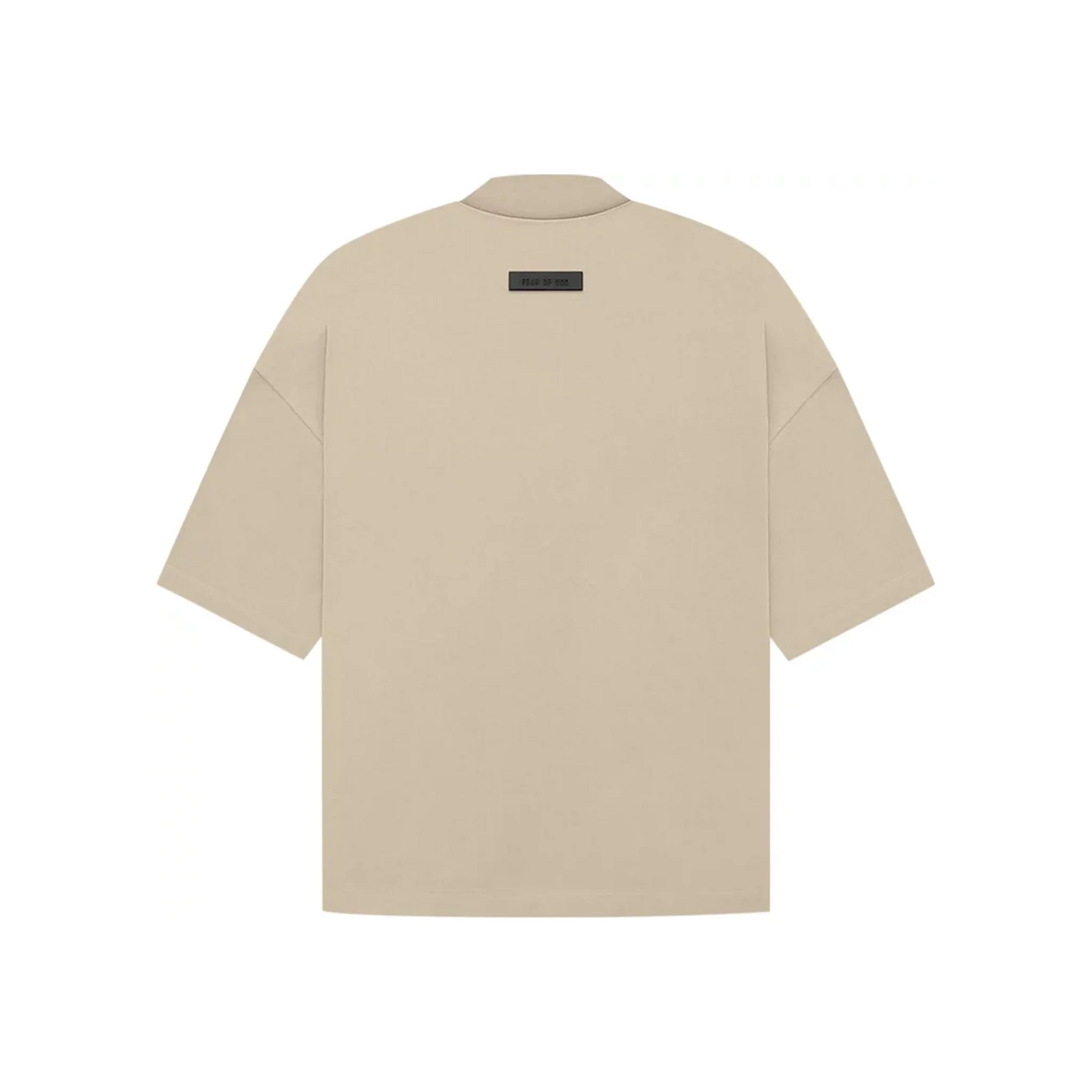 Fear of God Essentials Arch Logo Tee Dusty Beige SS23 Back