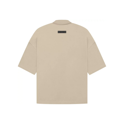 Fear of God Essentials Arch Logo Tee Dusty Beige SS23 Back