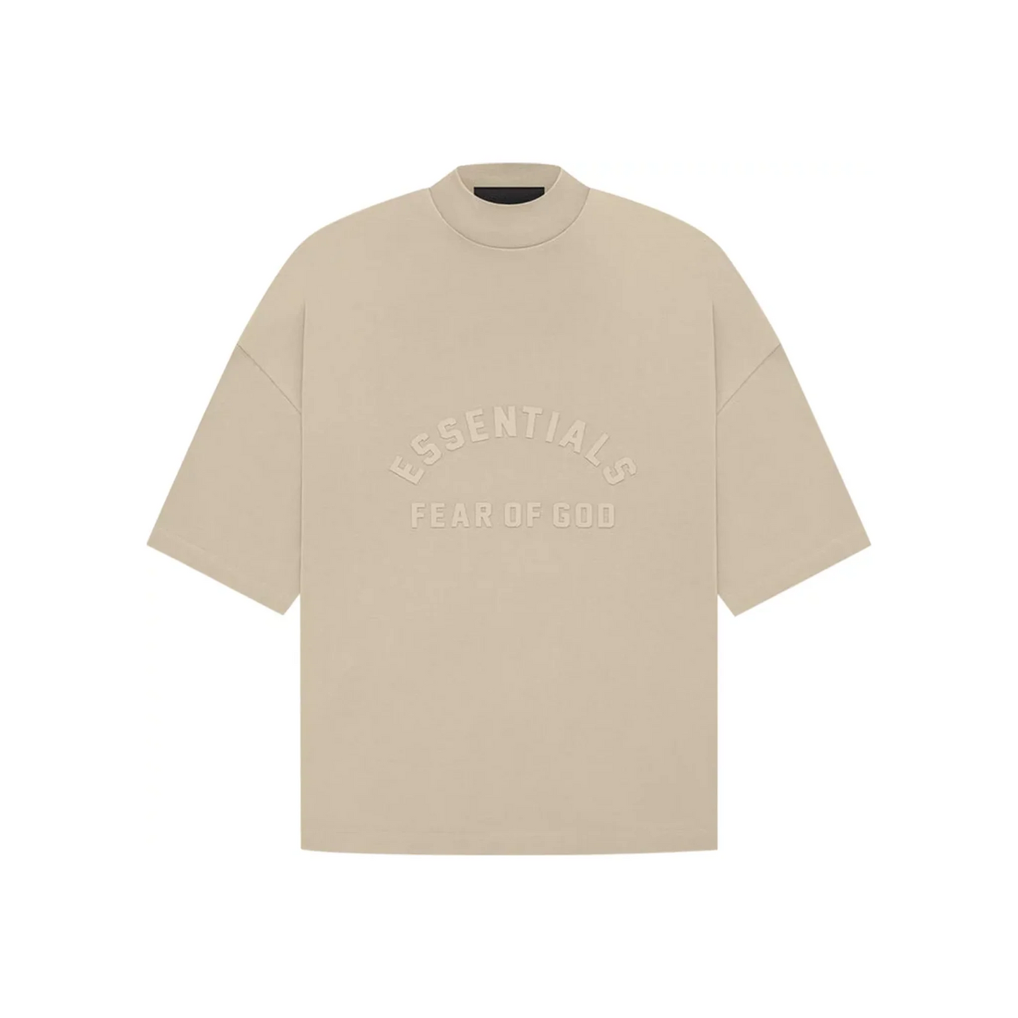 Fear of God Essentials Arch Logo Tee Dusty Beige SS23 Front