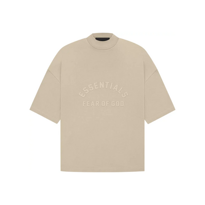 Fear of God Essentials Arch Logo Tee Dusty Beige SS23 Front