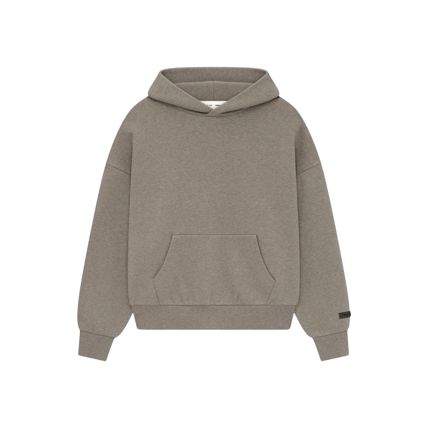 Fear of God Essentials Classic Fit Fleece Hoodie Homestead Heather SS25 Front