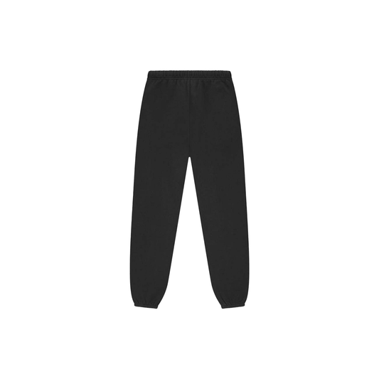 Fear of God Essentials Classic Fit Fleece Sweatpants Jet Black SS25 Back
