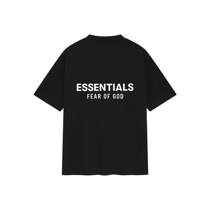 Fear of God Essentials Classic Fit Tee Jet Black SS25 Back