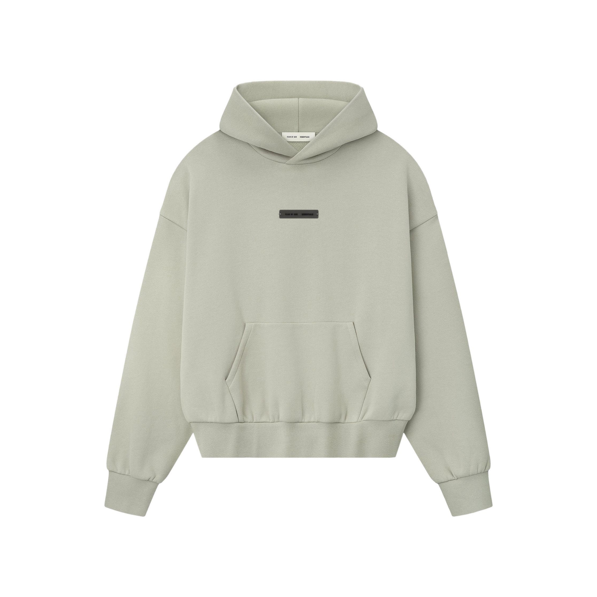 Fear of God Essentials Classic Fleece Hoodie Abbey Stone FW25 Front
