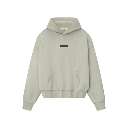 Fear of God Essentials Classic Fleece Hoodie Abbey Stone FW25 Front