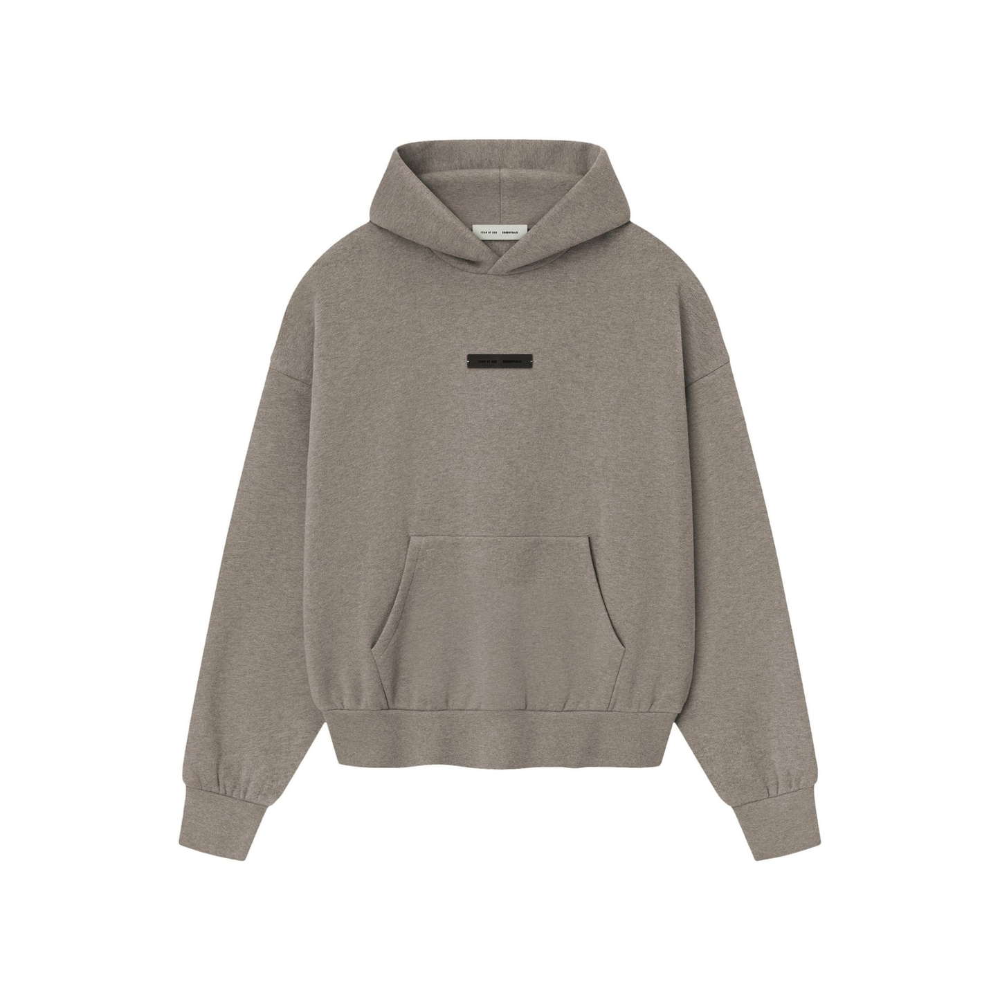 Fear of God Essentials Classic Fleece Hoodie Homestead Heather SS25 Front