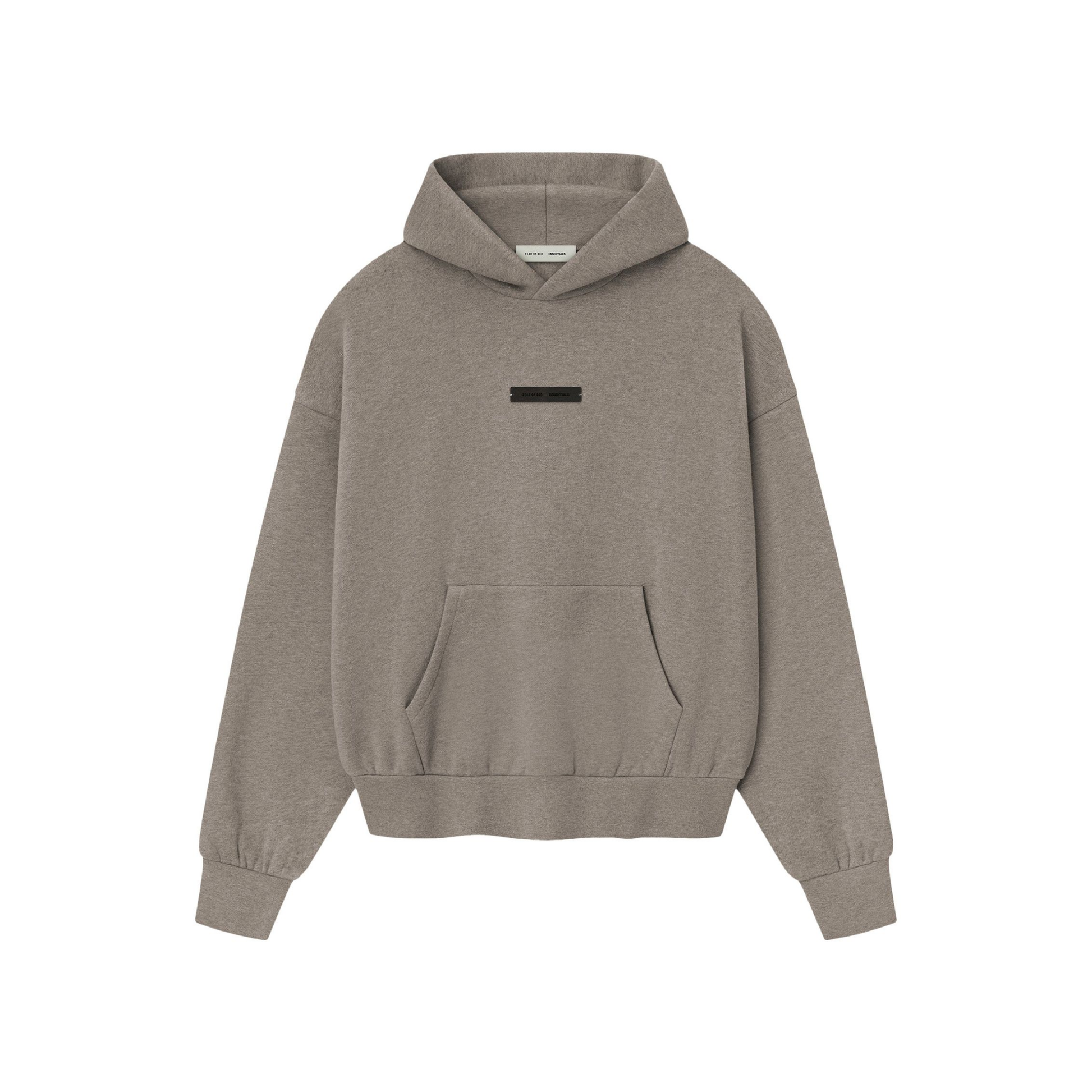 Fear of God Essentials Classic Fleece Hoodie Homestead Heather SS25 Front