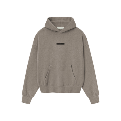 Fear of God Essentials Classic Fleece Hoodie Homestead Heather SS25 Front