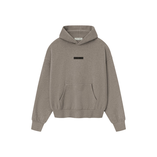 Fear of God Essentials Classic Fleece Hoodie Homestead Heather SS25 Front