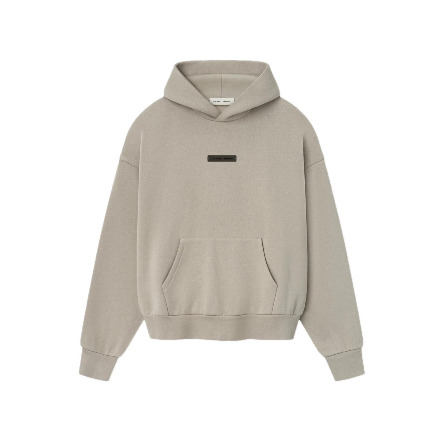 Fear of God Essentials Classic Fleece Hoodie Timber SS25 Front