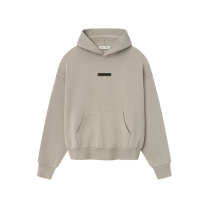 Fear of God Essentials Classic Fleece Hoodie Timber SS25 Front