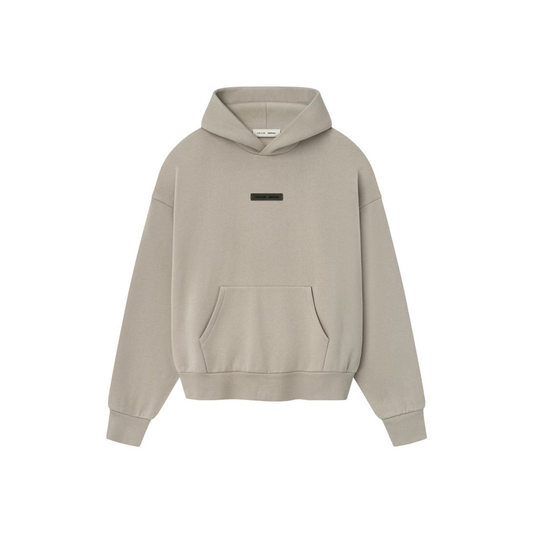 Fear of God Essentials Classic Fleece Hoodie Timber SS25 Front
