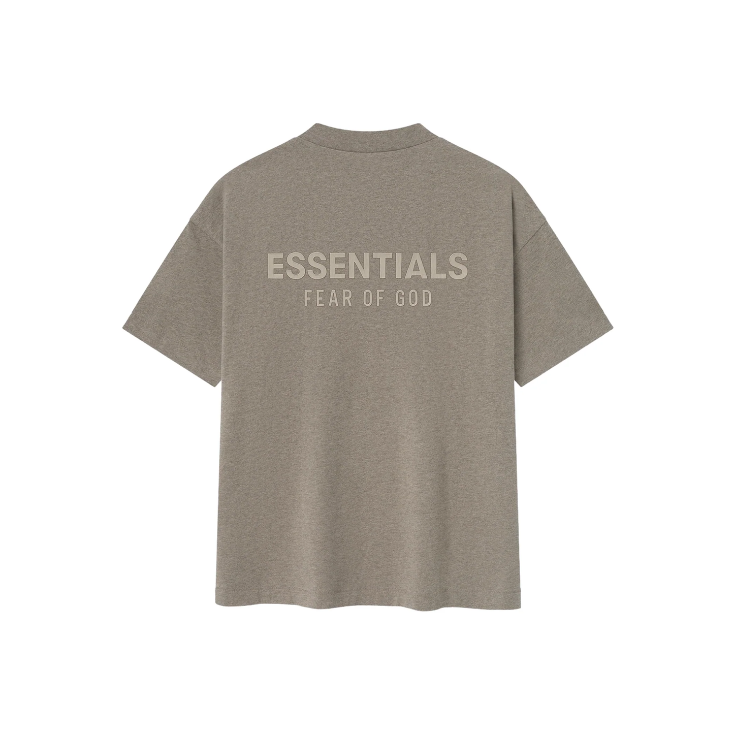 Fear of God Essentials Classic Tee Homestead Heather SS25 Back