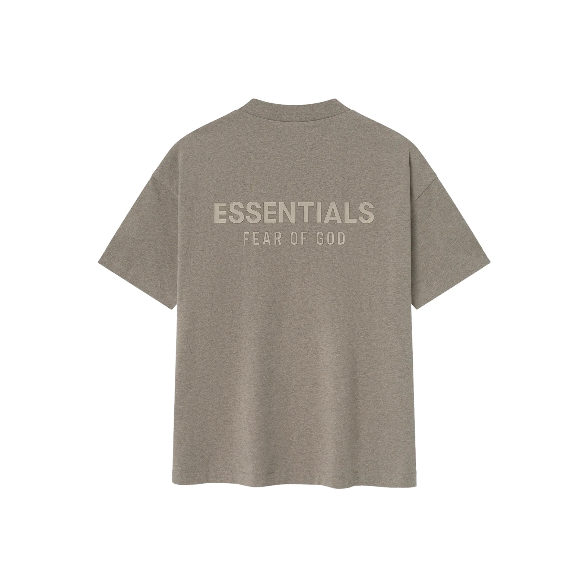 Fear of God Essentials Classic Tee Homestead Heather SS25 Back