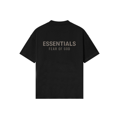 Fear of God Essentials Classic Tee Jet Black FW25 Back