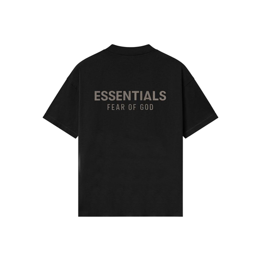 Fear of God Essentials Classic Tee Jet Black FW25 Back