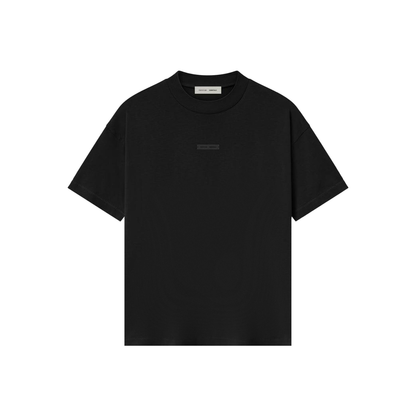 Fear of God Essentials Classic Tee Jet Black FW25 Front