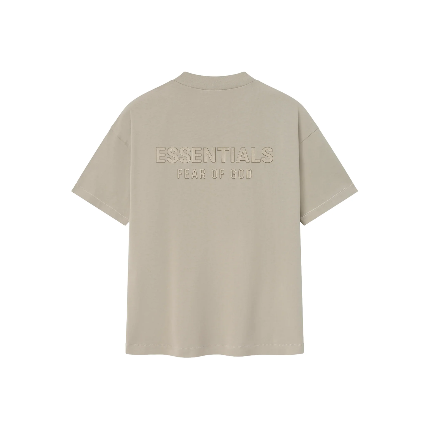 Fear of God Essentials Classic Tee Timber SS25 Back