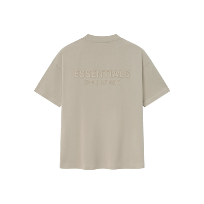 Fear of God Essentials Classic Tee Timber SS25 Back