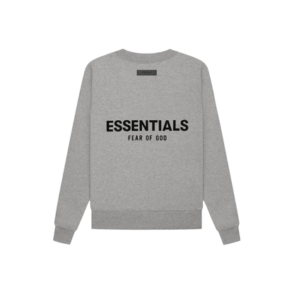 Fear of God Essentials Crewneck Dark Oatmeal SS22 Back