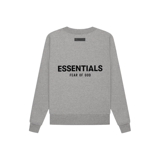 Fear of God Essentials Crewneck Dark Oatmeal SS22 Back