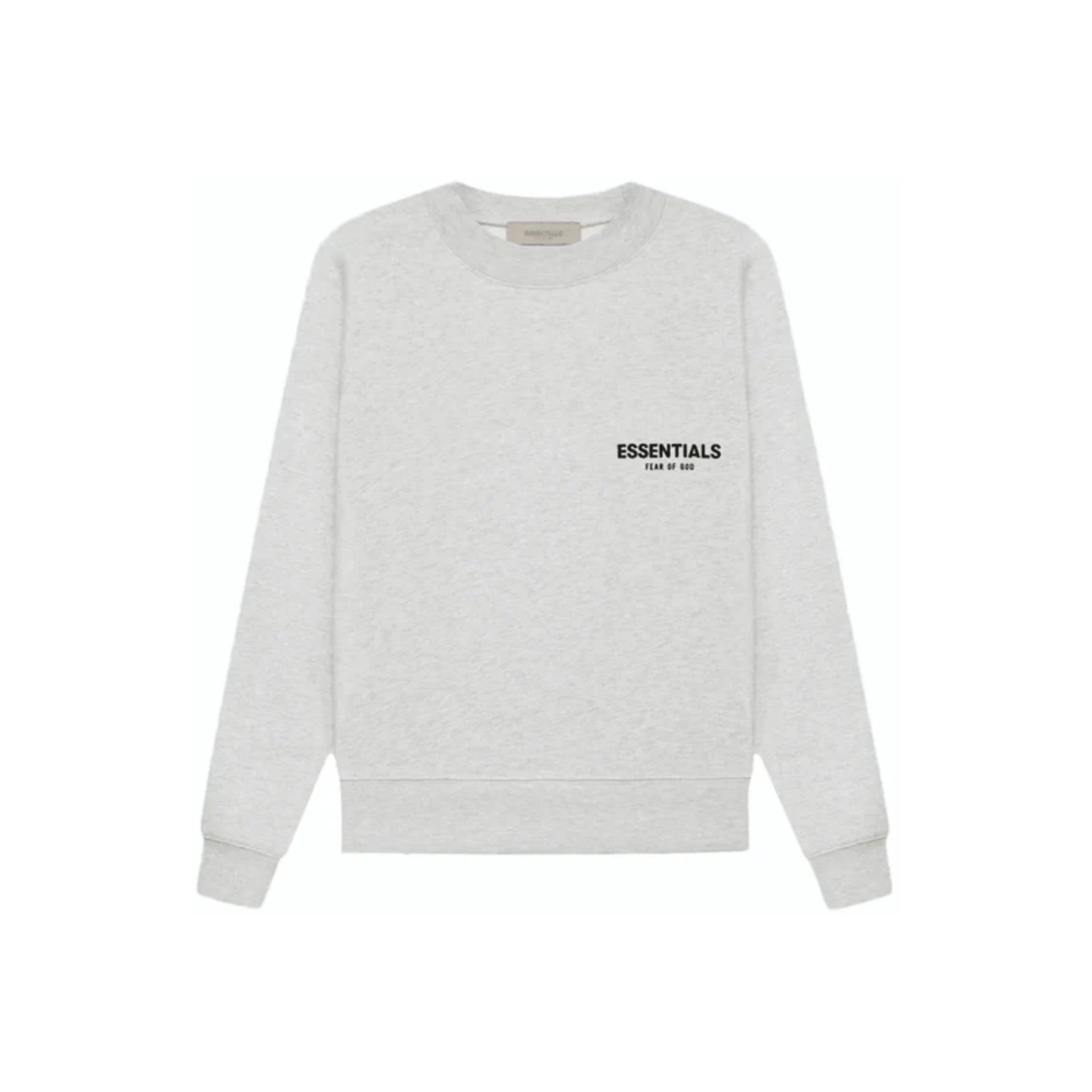 Fear of God Essentials Crewneck Light Oatmeal SS22 Front