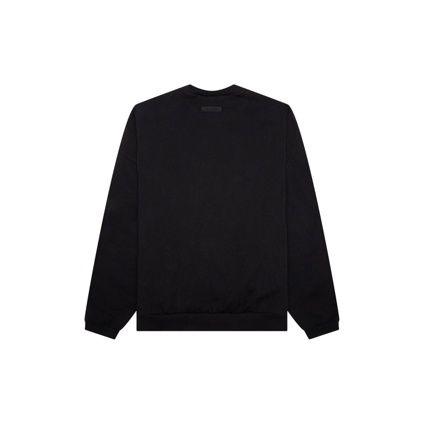 Fear of God Essentials Crewneck Sweatshirt Jet Black FW23 Back