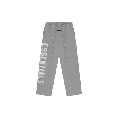 Fear of God Essentials Fleece Relaxed Sweatpants Dark Heather FW24 Front
