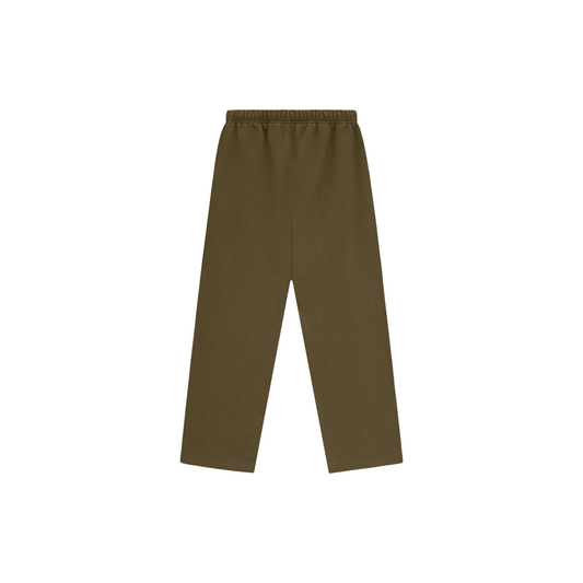 Fear of God Essentials Fleece Relaxed Sweatpants Olive FW24 Back