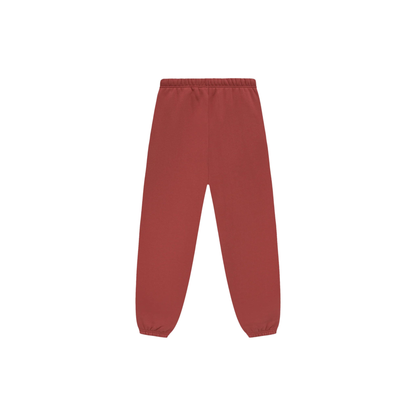 Fear of God Essentials Fleece Sweatpants Crimson FW24 Back