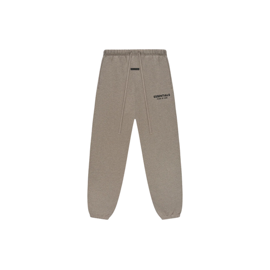 Fear of God Essentials Fleece Sweatpants Heather Grey FW24 Front