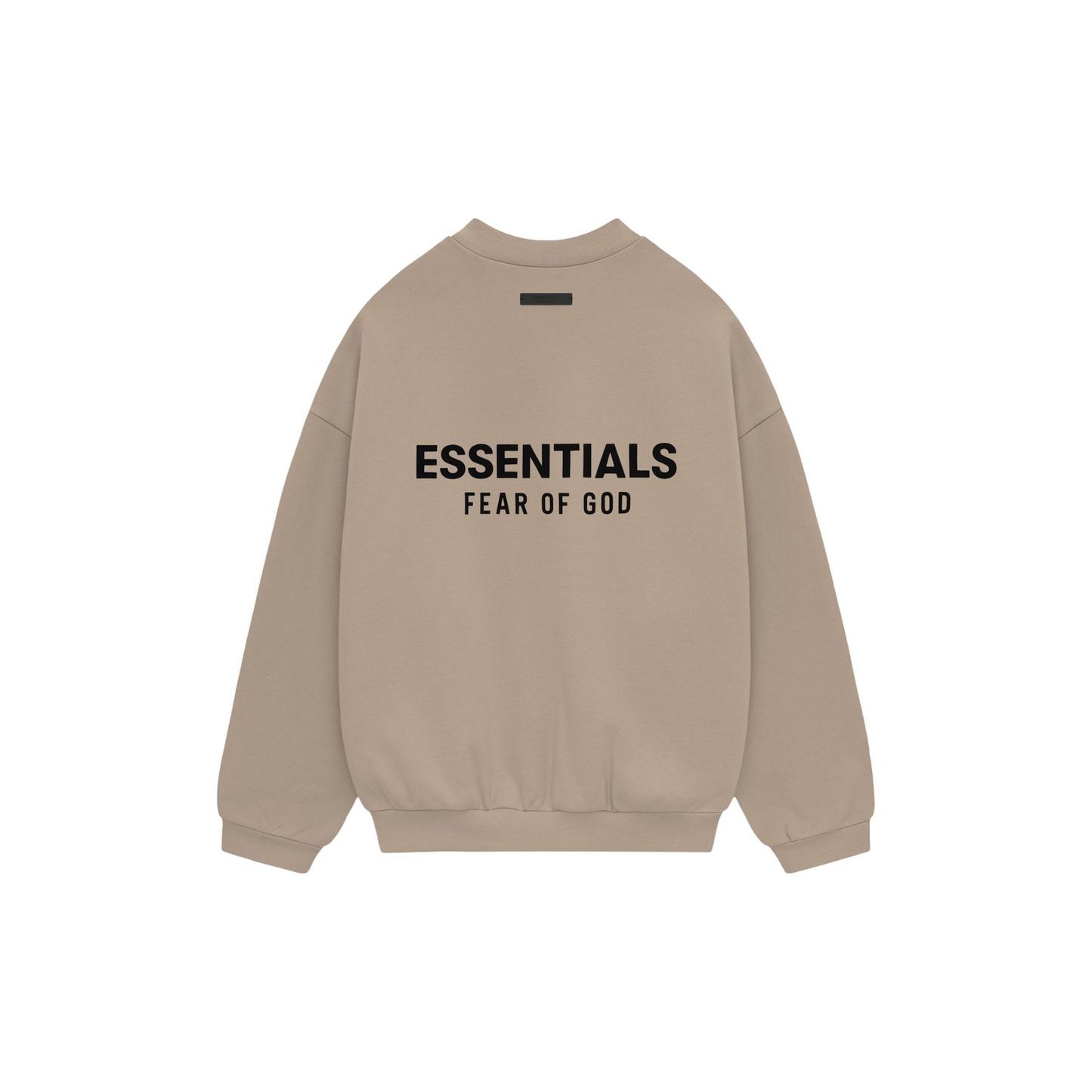 Fear of God Essentials Heavy Fleece Crewneck II Desert Sand FW24 Back