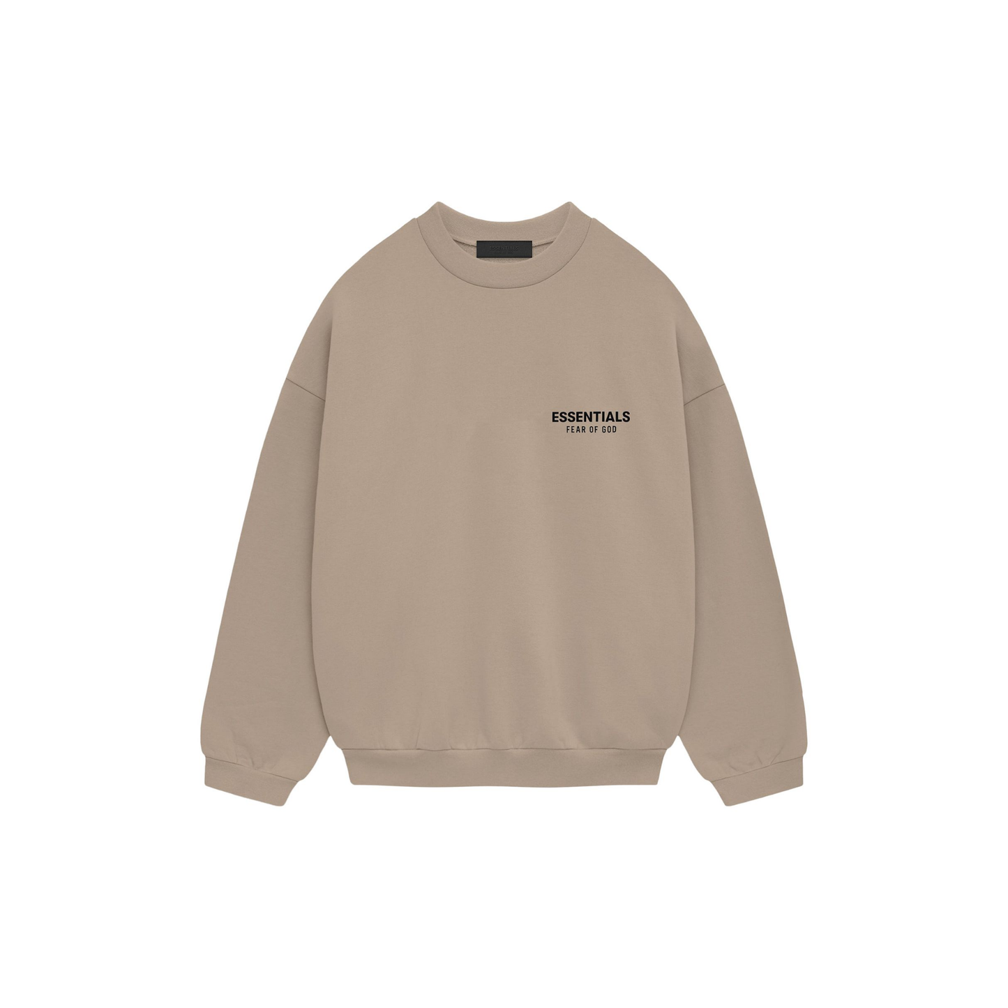 Fear of God Essentials Heavy Fleece Crewneck II Desert Sand FW24 Front