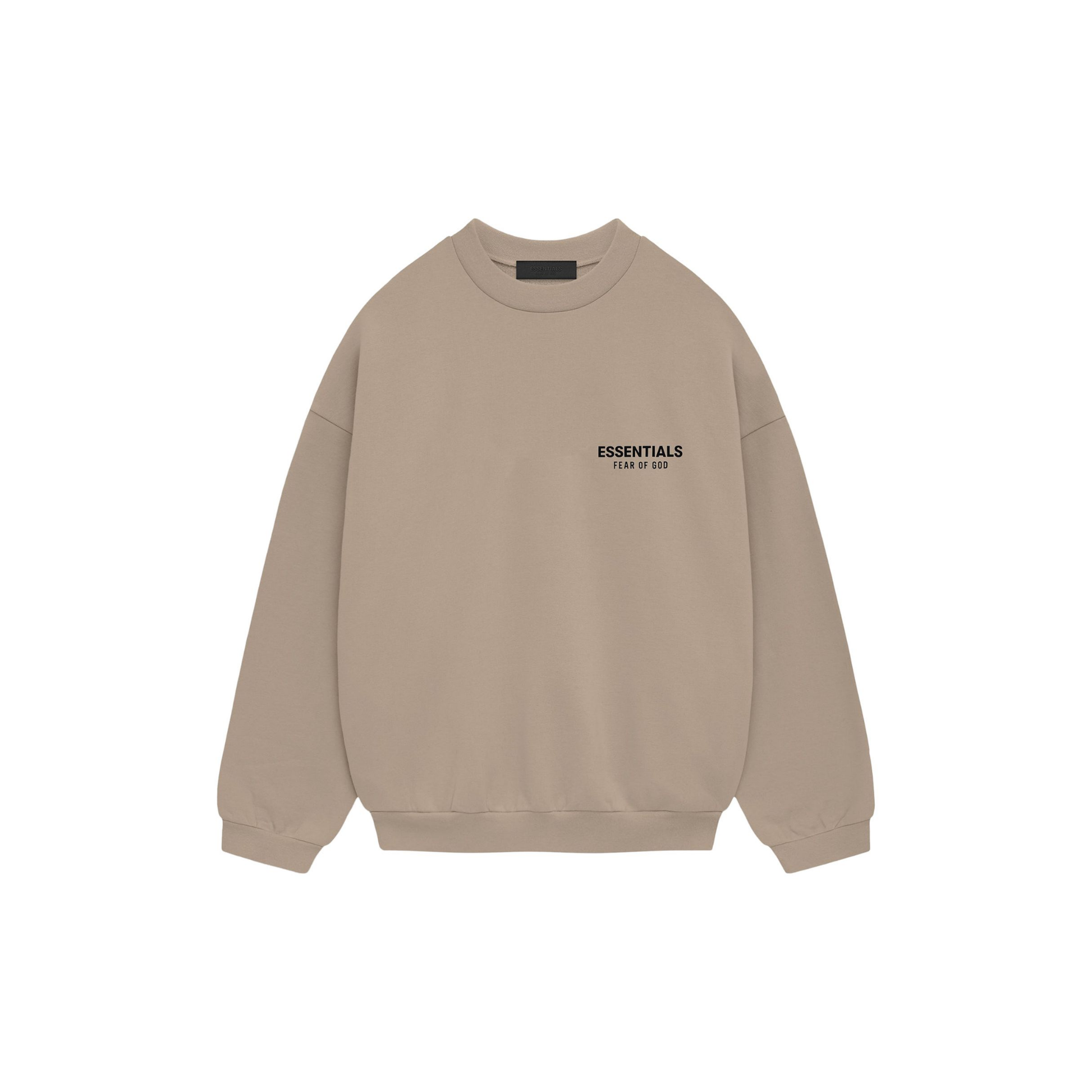 Fear of God Essentials Heavy Fleece Crewneck II Desert Sand FW24 Front