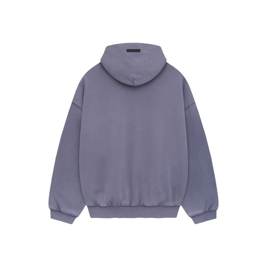Fear of God Essentials Heavy Fleece Hoodie Lavender FW24 Back