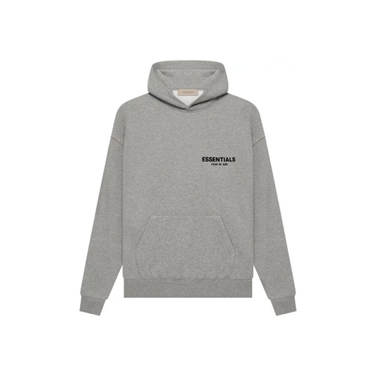 Fear of God Essentials Hoodie Dark Oatmeal SS22 Front