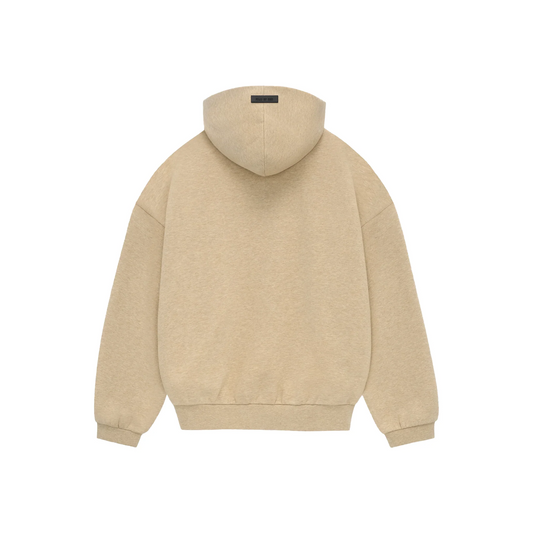 Fear of God Essentials Hoodie Gold Heather FW23 Back
