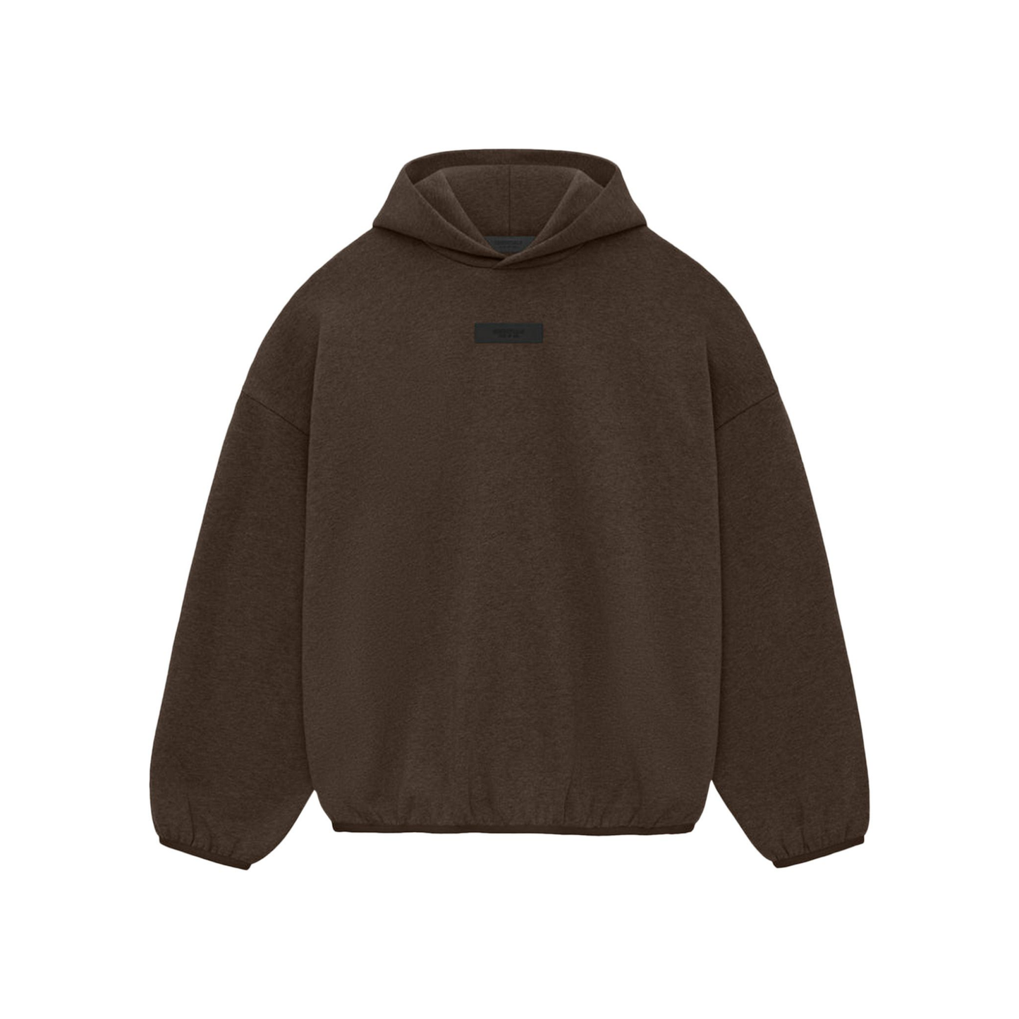 Fear of God Essentials Hoodie Heather Wood SS24 Front