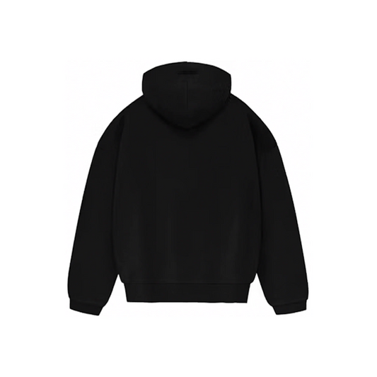 Fear of God Essentials Hoodie Jet Black FW23 Back