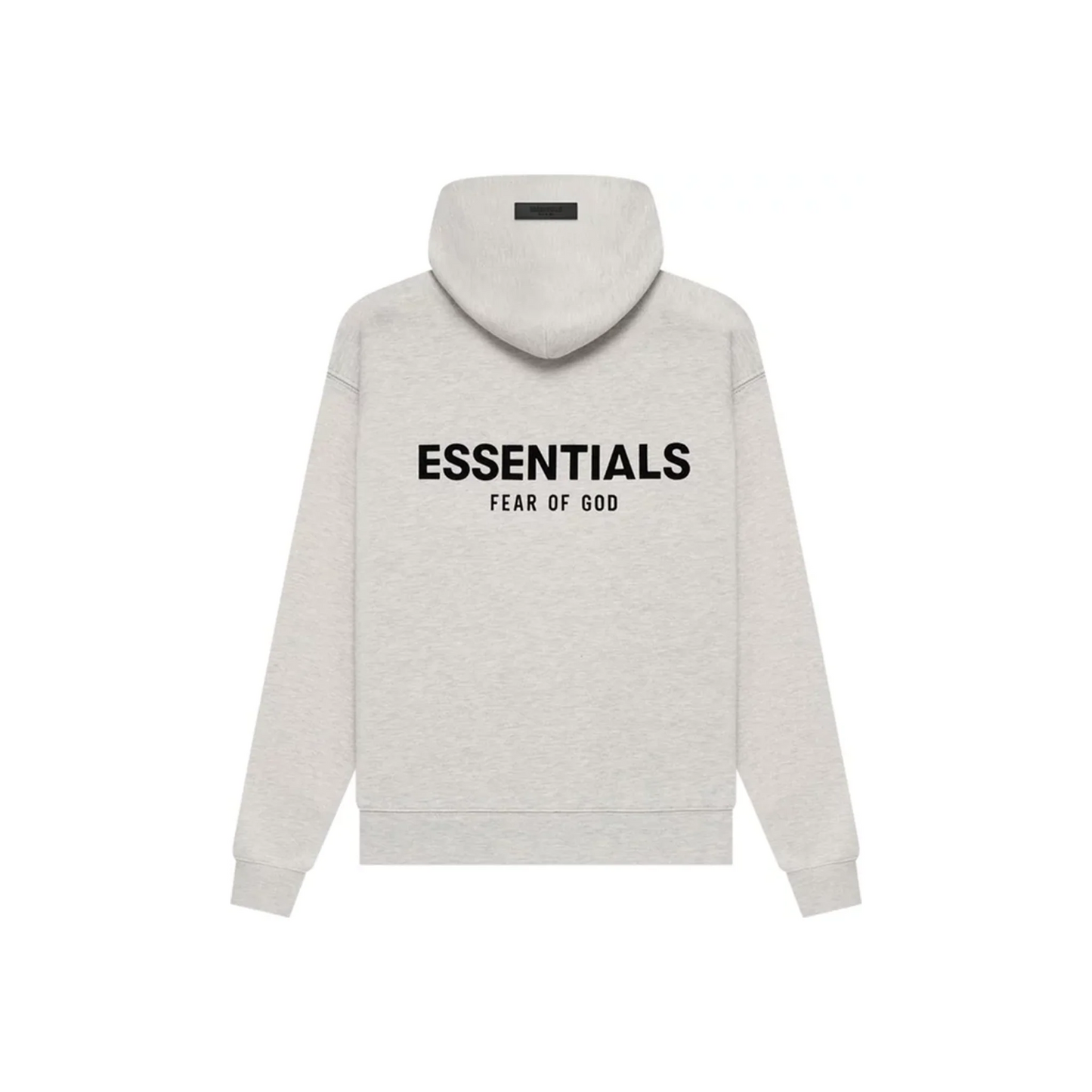 Fear of God Essentials Hoodie Light Oatmeal SS22 Back